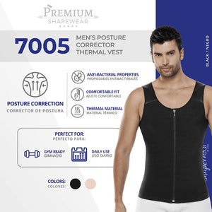 Men’s posture correction thermal vest