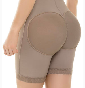 Firm control bodysuit with butt lift