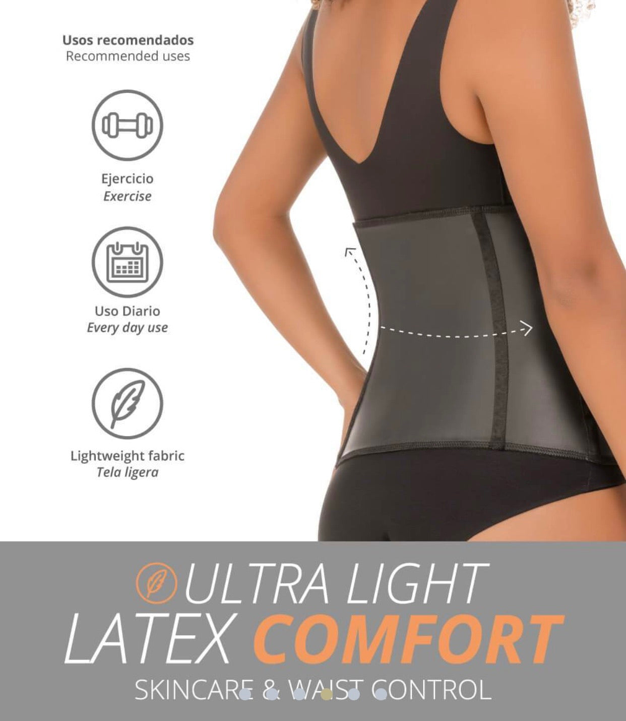 ULTRA LIGHT  Latex comfort Waist Cincher