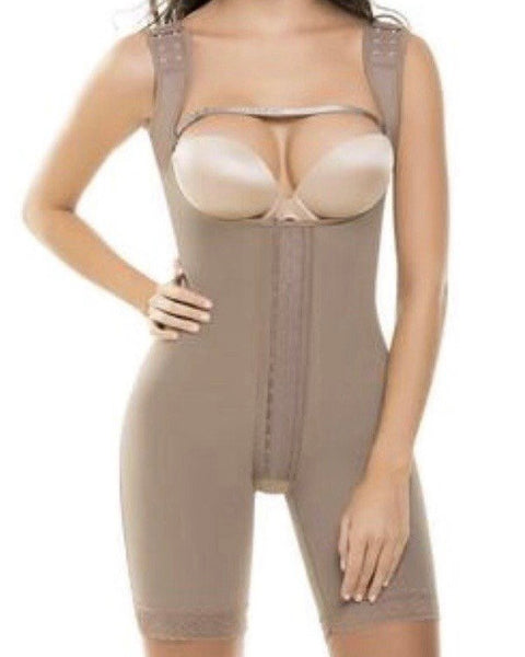 High control mid thigh bodysuit