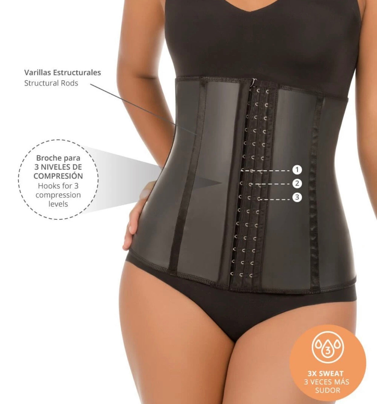 ULTRA LIGHT  Latex comfort Waist Cincher